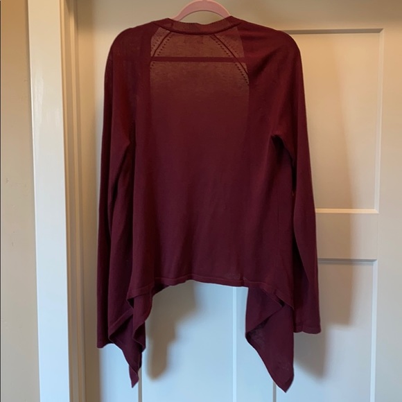 Wine Colored Shrug - Picture 2 of 2